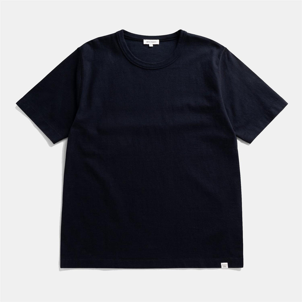 Elmelunde Soft Compact Cotton T-shirt - Dark Navy