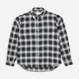 Rayon Check Classic Shirt - Black Check