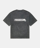 Heavyweight Cotton Box Tee - Black Chroma