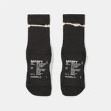 Merino Nylon Tube Socks Tie-Dye - Black