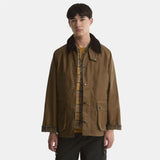 Oversized Bedale Waxed Jacket - Sand