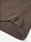 Square Pocket Shirt Brushed Flannel - Brown