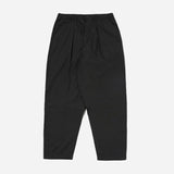 Recycled Polytech Pleated Track Pant - Black