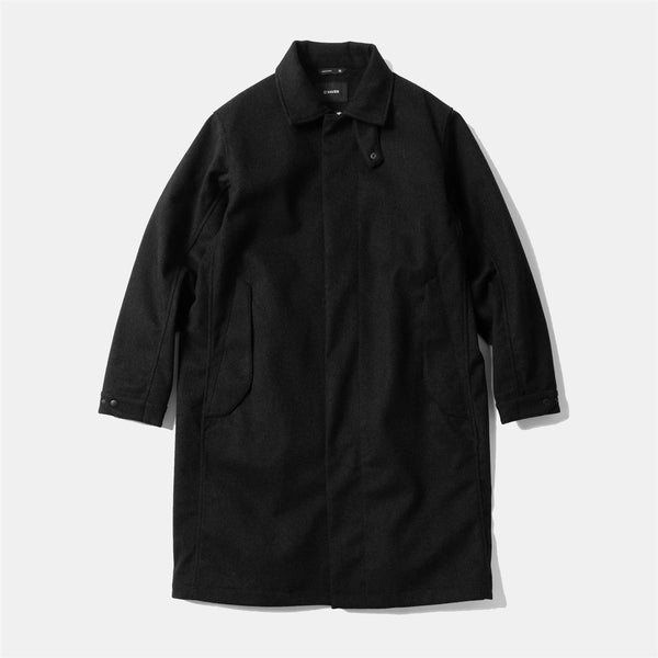 Bureau Overcoat - Loro Piana Storm System® Wool - Charcoal