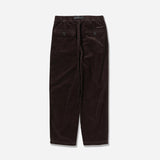 corduroy pants - dark brown