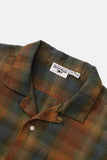 Plaid Resort S/S Shirt - Brown