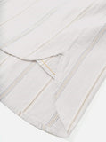 Square Pocket Shirt Monk Organic Stripe - Dove