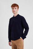 Norse Standard Merino Lambswool Polo - Dark Navy