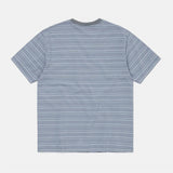 Washed Striped Tee - Blue