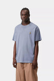 S/S Nelson T-Shirt - Gentle Blue (garment dyed)