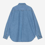 L/S Lucas Shirt - Blue (stone washed)