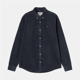 L/S Madison Cord Shirt - Dark Navy