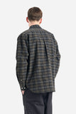 Ole Oversized Wool Check Shirt - Charcoal Grey