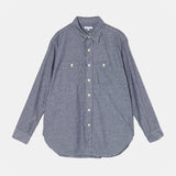 Work Shirt - Grey Cotton Chambray