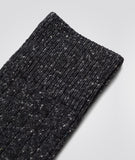 Bjarki Neps Wool Rib - Charcoal Melange