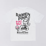 Ramen Pink T- Shirt - White