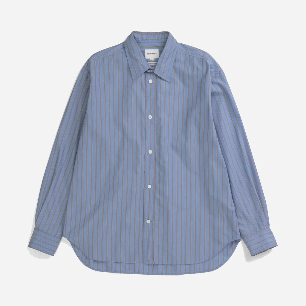Espevik Fine Oversize Shirt - Bel Air Blue