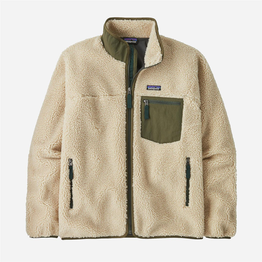 Classic Retro-X® Fleece Jacket - Dark Natural w/Basin Green