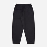 Pleated Track Pant Upcycled Italian Tweed - Dark Navy