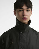 Long Spey Waxed Jacket- Sage