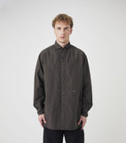 Micro Plaid Wind Shirt - Navy