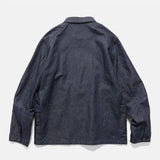 Graft Jacket Cotton Linen Denim - Indigo