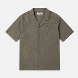 Crammond Shirt -  Green Check Japanese Seersucker