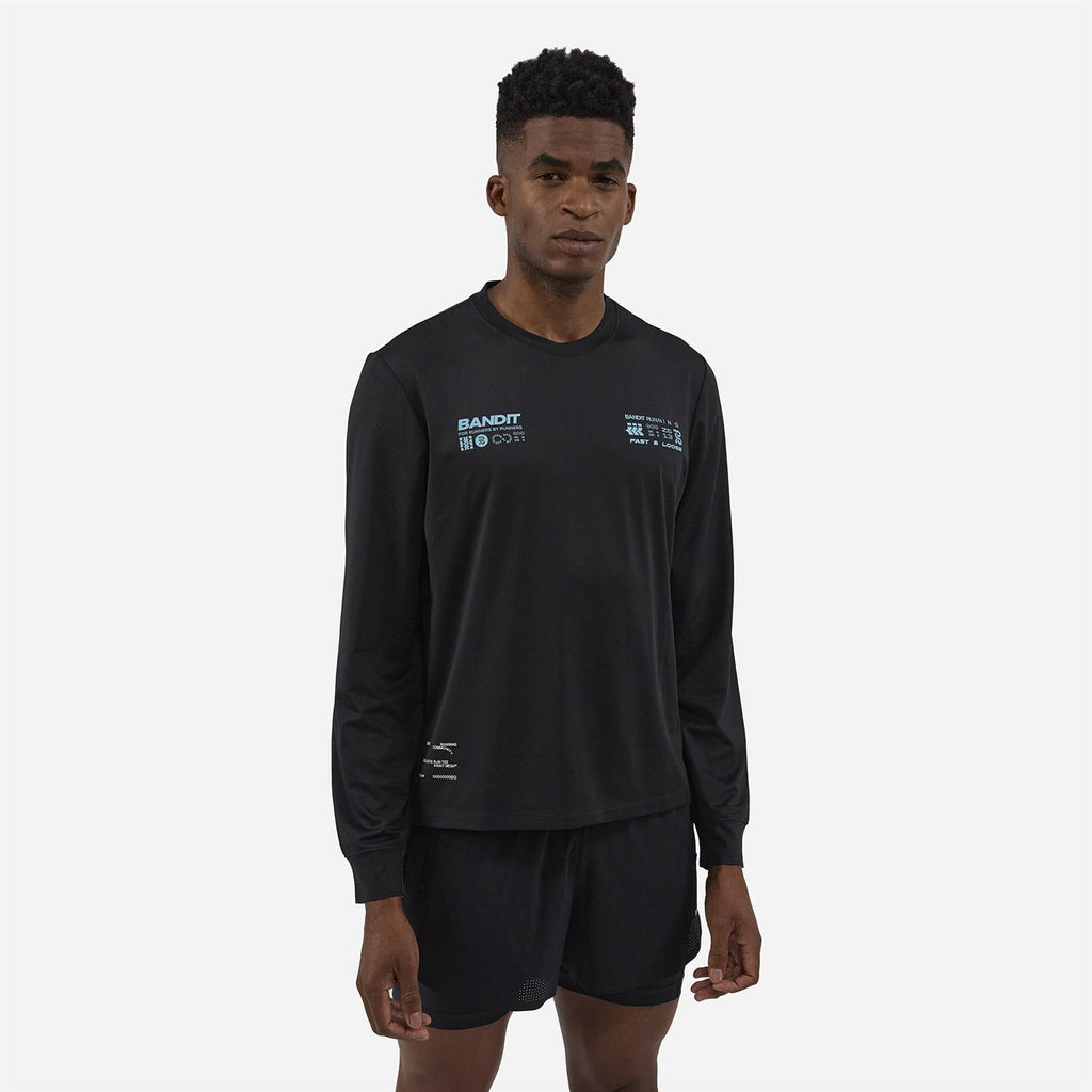 NanoMesh™ Infographic Long Sleeve - Black