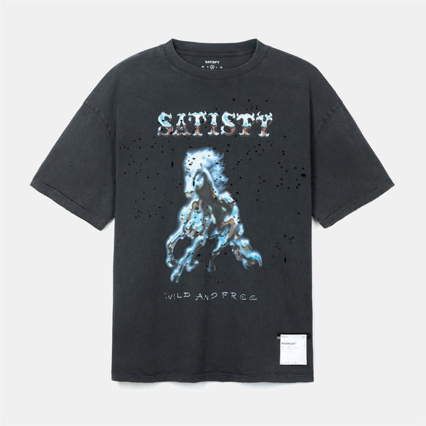 MothTech T-Shirt - Aged Black