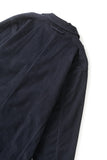 Fine Cord Server Suit Jacket - Dark Navy