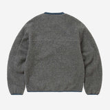 GORE-TEX WINDSTOPPER® Wool Fleece Crewneck - Heather Grey