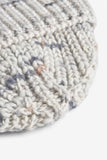 Space Melange Rib Beanie - Light Grey