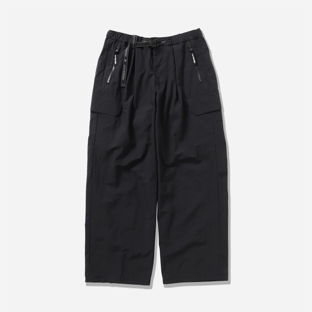 twill pants - black