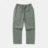 Pigment Herringbone Chef Pants - Olive