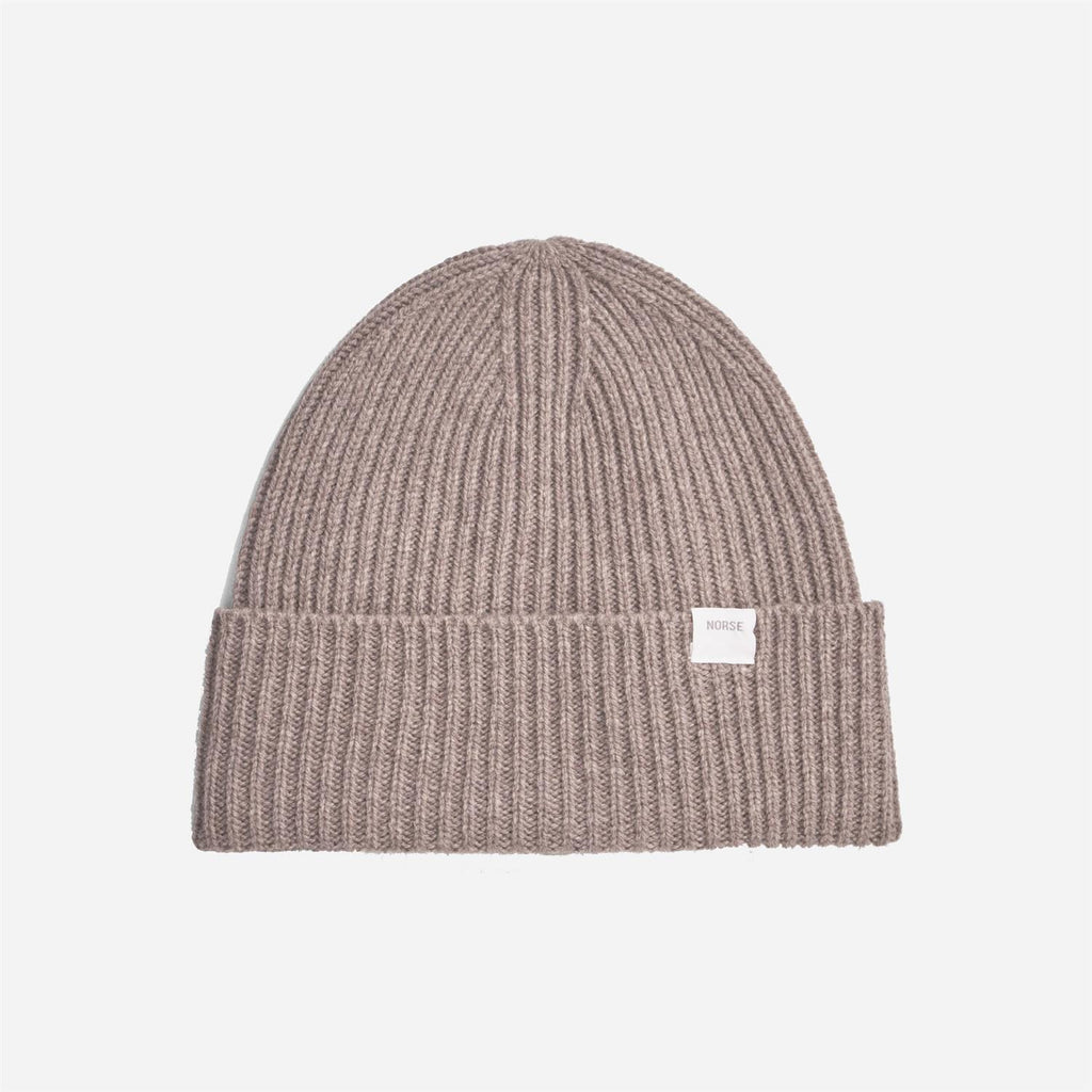 Norse Standard Merino Lambswool Beanie - Clay