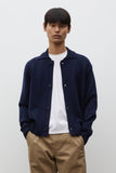 Aldrup Lambswool Cardigan - Dark Navy
