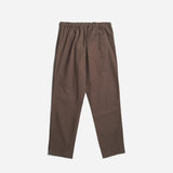 Ezra Regular Mineral Dyed Fine Twill Trousers - Espresso