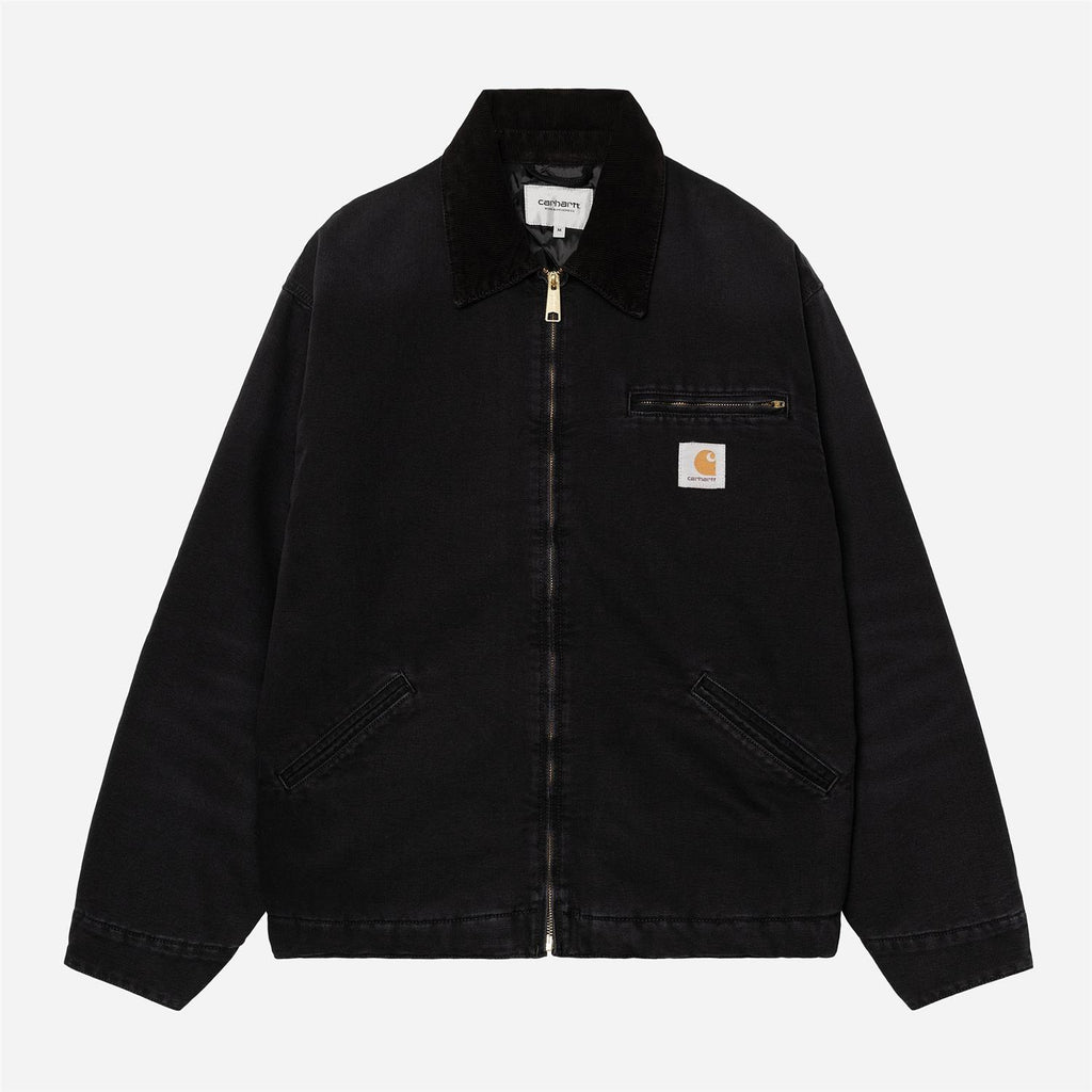 OG Detroit Jacket -Black / Black (stone canvas)