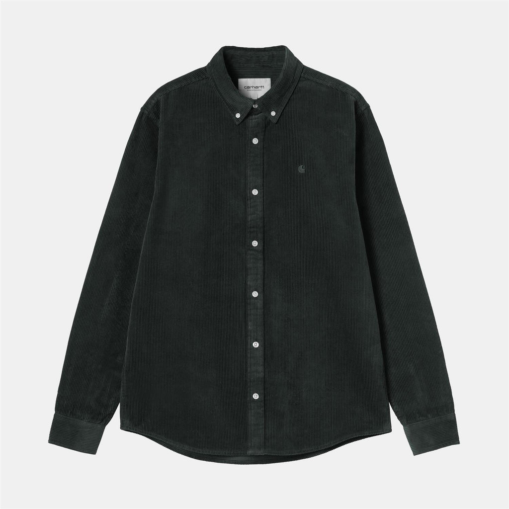 L/S Madison Cord Shirt - Raven