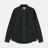 L/S Madison Cord Shirt - Raven
