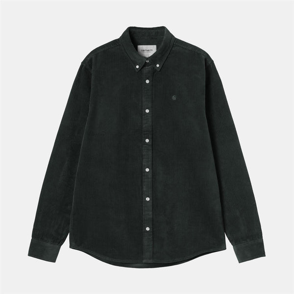 L/S Madison Cord Shirt - Raven