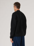 Zip Bomber Wool Fleece - Black
