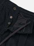 Organic Fine Cord Oxford Pant - Black