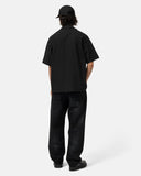 Jasper Shirt  Vintage Linen Poplin - Black