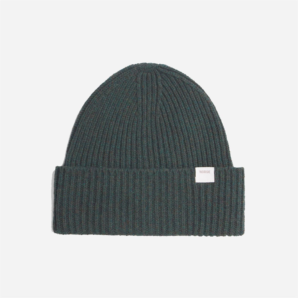 Norse Standard Merino Lambswool Beanie - Forrest