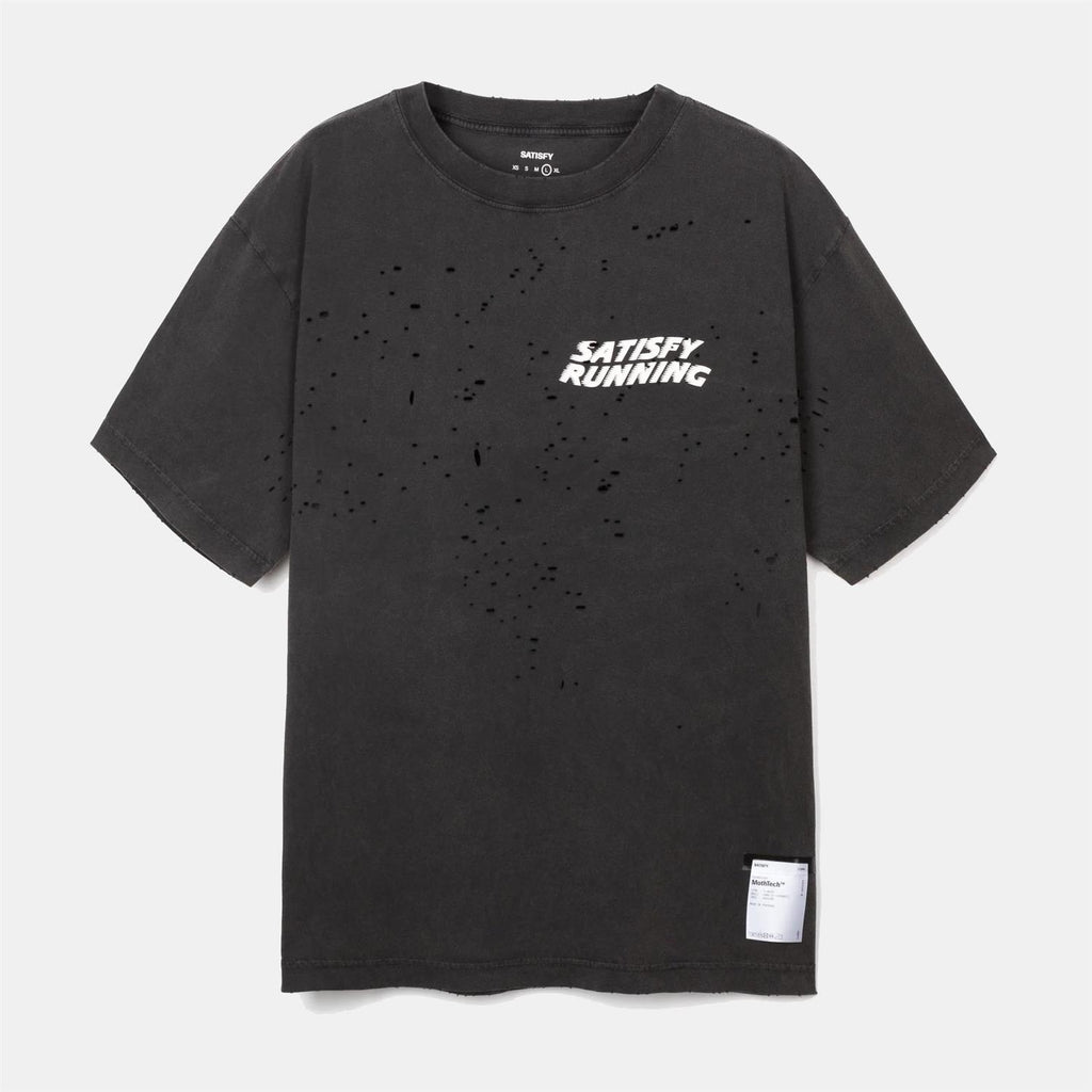 MothTech T-Shirt - Aged Black