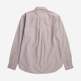 Ole Oversize Poplin Check Shirt - Walnut