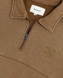 Green Man 1/4 Zip - Biscuit