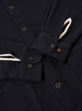 Kendal Cotton Travail Overshirt - Black