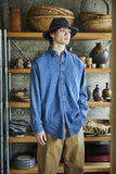 Denim Standard Button Down Shirt - Denim Used